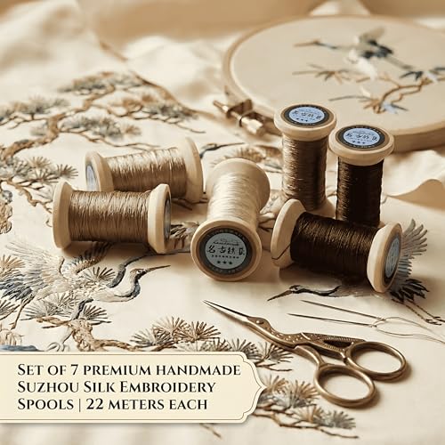 Natural 100% Mulberry Handmade Embroidery Silk Thread Silk Floss (59) - color: 59