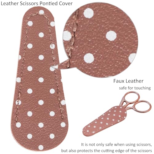 BIHRTC 3.6 Inch Embroidery Scissors Small Precision Embroidery Scissors - color: Rose Gold, size: 3.6inch