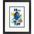 Dimensions 70-65173 Disney Go With The Flow Finding Nemo Counted Cross Stitch Kit, 5" x 7" , White