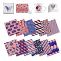 American Flag Sublimation Transfer Ink Paper - 12 Sheets 12"x10" 4th of July Flag Sublimation Transfer Paper for Tumblers and Mugs DIY Sublimation Transfer Sheets Compatible with Cricut - color: Blue-12