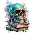 Moohue Stamped Cross Stitch Kits for Adults Clearance Skull 14CT Pre Printed Cross Stitch Kits for Beginners (Skull 2) - color: Skull 2