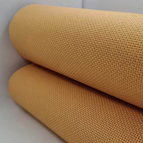 19" x 28" 18CT Counted Cotton Aida Cloth Cross Stitch Fabric (Topaz md) - color: Topaz Md