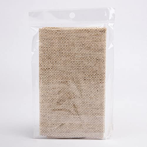 DesignWorks Ink 14 Aida Fabric Pre-Cut for Counted Cross Stitch-Oatmeal, Gold