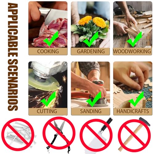 Elfzone 12PCS Finger Cots Cut Resistant Protector,Finger Covers for Cuts - size: 12 Count (Pack of 1)