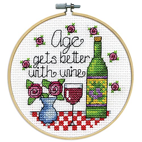 Counted Cross Stitch Wine