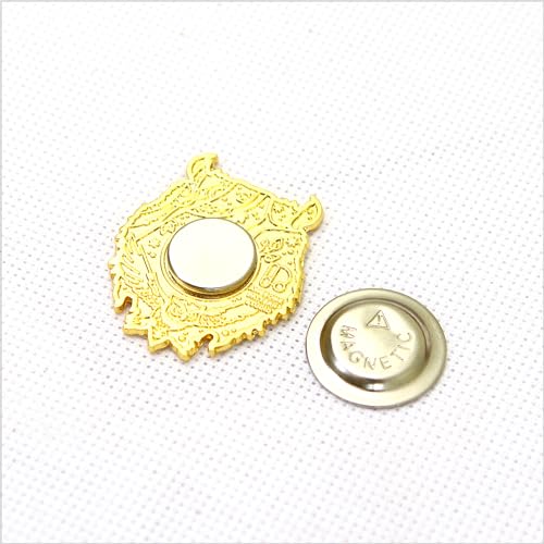 Awesome Pattern Studio Needle Minder Set - Mandala Owl Magnetic Needle Minder + 2 Needle Threaders. Enamel Pin for Cross Stitch, Embroidery and Craft