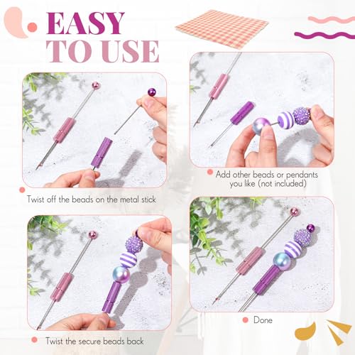 Tondiamo 4 Pcs Beadable Seam Rippers Sharp Thread Cutter Seam Rippers for Sewing Metal Embroidery Removal Tool Tag Remover for Clothes Thread Removing Cutting DIY Gift(Multicolor) - color: Multicolor