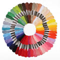 50 Skeins Embroidery Floss, Cross Stitch Threads Friendship Bracelet String - color: 50 Pcs, Rainbow