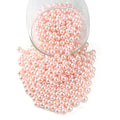 YouLuo 200Pcs Glass Pearl Beads for Jewelry Making,Glass Beads for Bracelet - color: Light Rose Pink，4mm