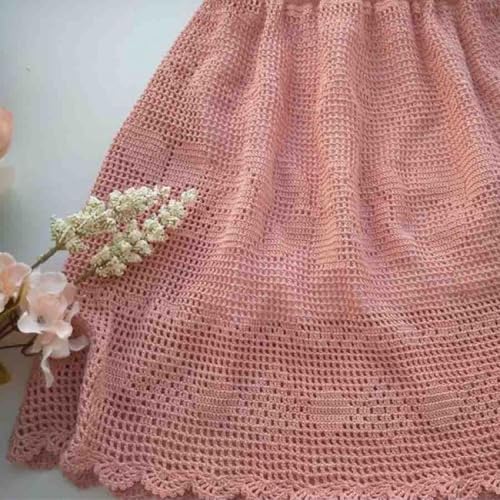 YarnArt Violet – 100% Mercerized Cotton Crochet & Knitting Yarn – Soft & Durable Lace Thread for Embroidery, Doilies & DIY Crafts – 1 Skein (50g, 282m) (5529) - color: 5529