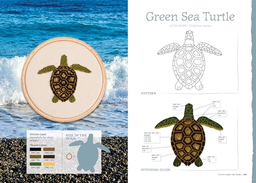 The Field Guide to Embroidery: 52 North American Animal and Plant Designs for Nature Lovers (Beginner-Friendly, Step-by-Step Wildlife Patterns with ... Manatees, Bears, Moose, Flowers, and More)