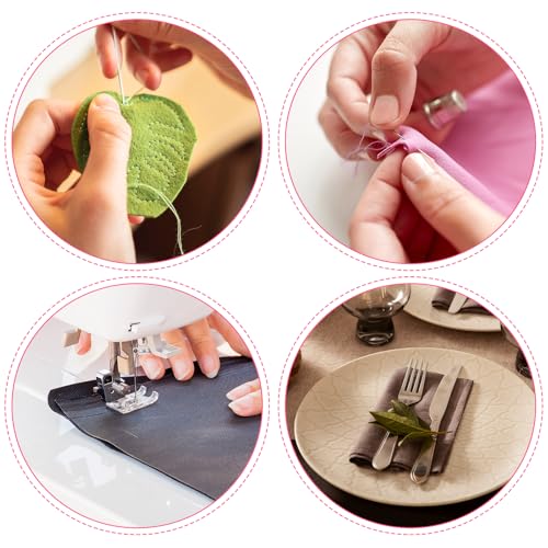TIESOME 50Pcs Fabric Squares for Sewing, Precut Quilting and Patchwork