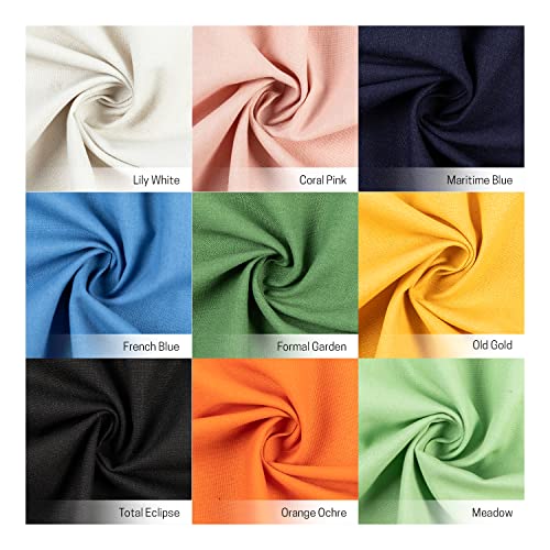 6 Pcs Linen Needlework Fabric, Square Embroidery Fabric 9 Colors Stitch Cloth for Garment Crafts and Decoration Embroidery Project - color: Lily White, size: 12 * 12 inch