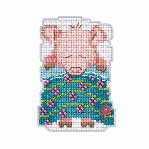 WICHELT IMPORTS INC Counted Cross Stitch Pig in A B, Multi