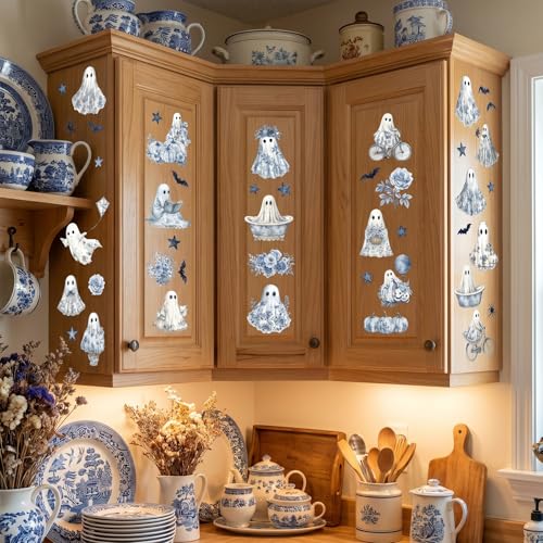 Rub on Transfers for Furniture DIY Crafts Chinoiserie Halloween - color: Chinoiserie Halloween