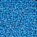 John Bead 25g Cylin Beads Opaque Blue Cerulean 11/0 Glass Cylindrical Seed Beads for Jewelry Bracelets Necklaces Earrings Making Embroidery - color: Blue Cerulean