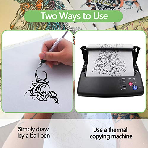 Tattoo Transfer Paper, 35 Sheets Tattoo Stencil Transfer Paper for Tattooing