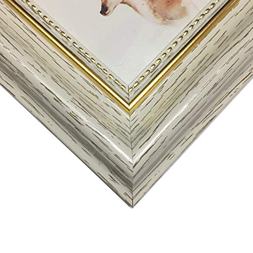 Square Picture Frame 4x4 White (Cream Color) Photo Frame Desktop Display Mount on The Wall. Plastic Panel (not Glass), Plastic Packaging (not Carton Packaging). - color: White, size: 4x4