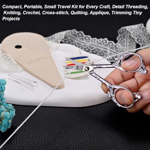 Small Precision Detail Scissors with Cover, Sharp Tip All Purpose