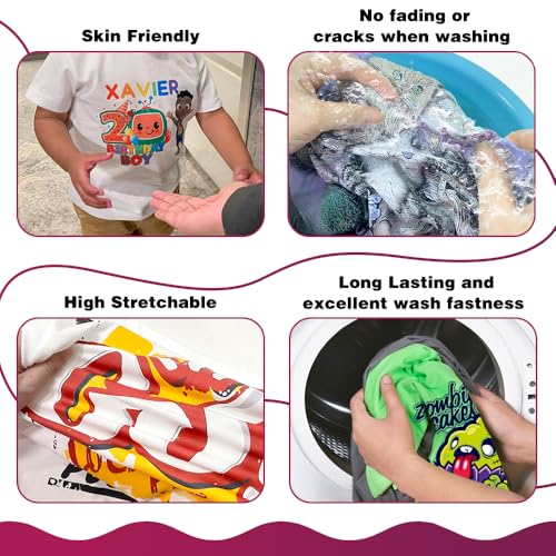 DTF Transfer Film A4 24 Sheets, Glossy Transfer Finish, Double-Sided Film - size: A4-24 Sheets Glossy