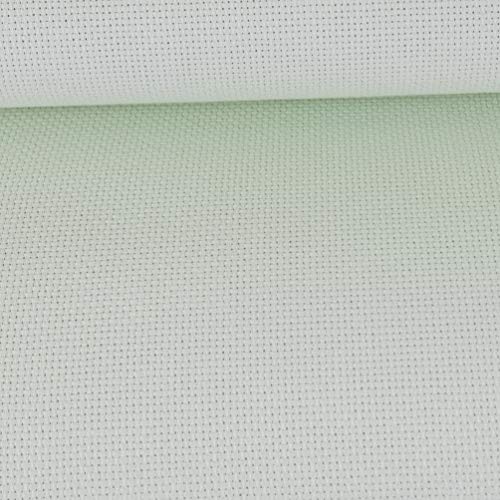 KCS 59" x 1 Yard(92cmx149cm) 14ct Counted Cotton Aida Cloth Cross Stitch Fabric (Light Green) - color: Light Green