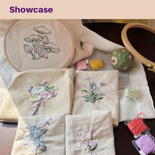 Water Soluble Stick and Stitch Embroidery Pattern Paper & Stencils - color: Floribunda