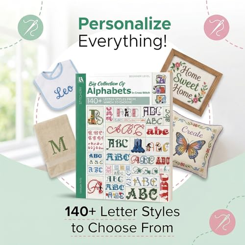 A Big Collection of Alphabets in Cross Stitch