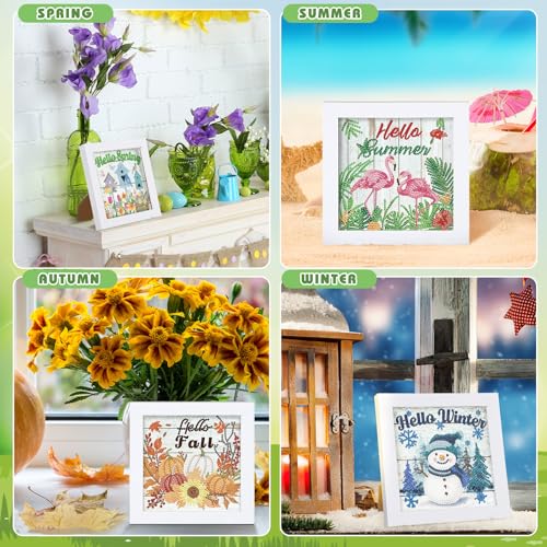 Trandraft 13 Pcs Fall Seasonal Small Diamond Art Kits for Adults Craft - style: Stylish Style