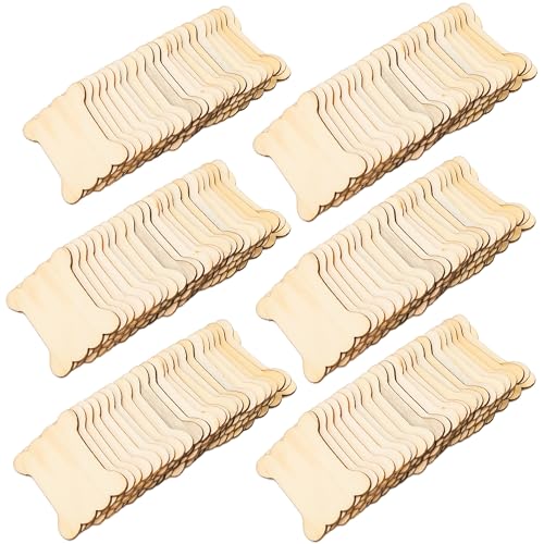 Marsrut 100 Pieces DIY Embroidery Thread Floss Bobbin Organizer Wooden Ribbon Twine Reel for Cross Stitch Cotton Craft Sewing Storage Holder Card, thread-bobbins-100pcs-230424