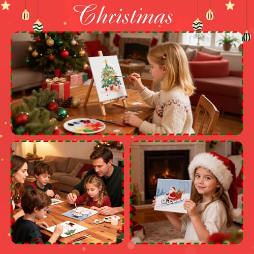 Simetufy 12 Pack 8x10 Canvas Boards for Painting,Art Painting Supplies - size: 8"x10"