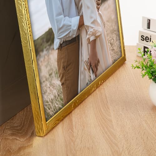 Ornate Gold 12x24 Frame - Single Frame, 12 x 24 Poster Frame for Artwork, Puzzles, Photos and Movie Posters Picture Frames, Perfect Christmas Frame - size: 12" x 24"