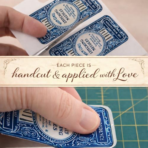 Magnetic Sewing Needle Case Cute Cats with Fishbones Cat Lover