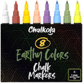 Chalkola 8 Liquid Chalk Markers, 1mm Extra Fine Tip for Chalkboard Signs - size: Extra Fine Tip - 1mm