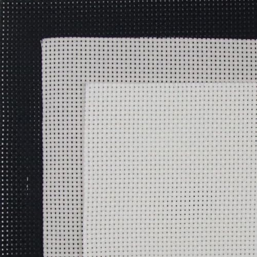 KCS 3 pc of 15" x 18"(38cmx45cm) 11 Count Cross Stitch Cotton Aida Cloth Needlework Rolled Fabric Box,11CT,Antique White+Pearl Grey+Black - color: Antique White+pearl Grey+black, size: 11CT