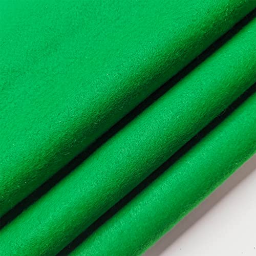 Jtnohx Color Felt Sheets 1 Square Yard Craft Felt Fabric Green 1.4mm - color: Green