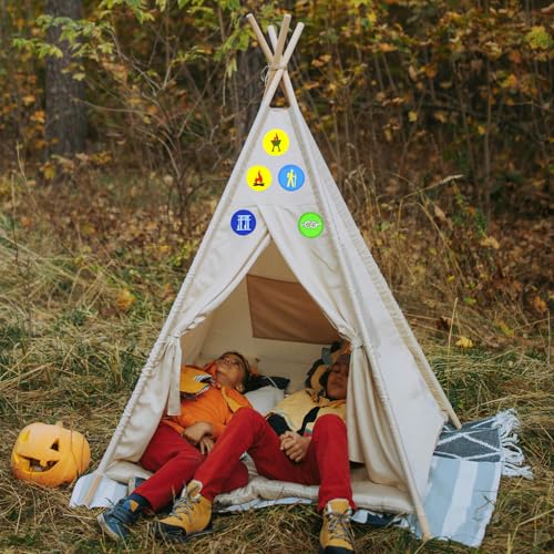15PCS Outdoor Iron On Patches, Camping Hiking Appliques for DIY Crafts - color: Outdoor Themed