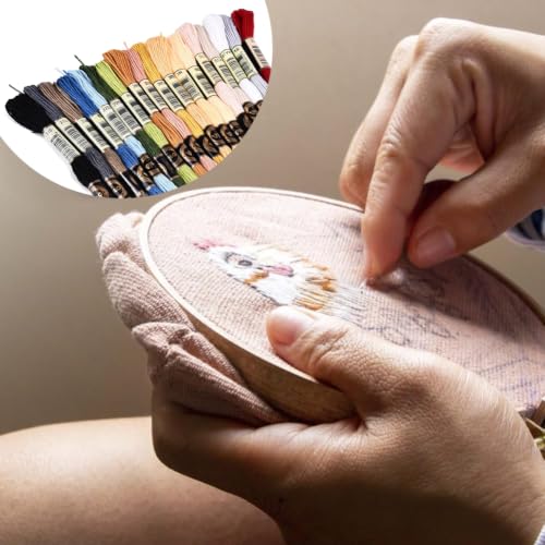 157.5 Yards Colorful Cross Stitch Floss for Hand Sewing Making - color: Basic Colorful