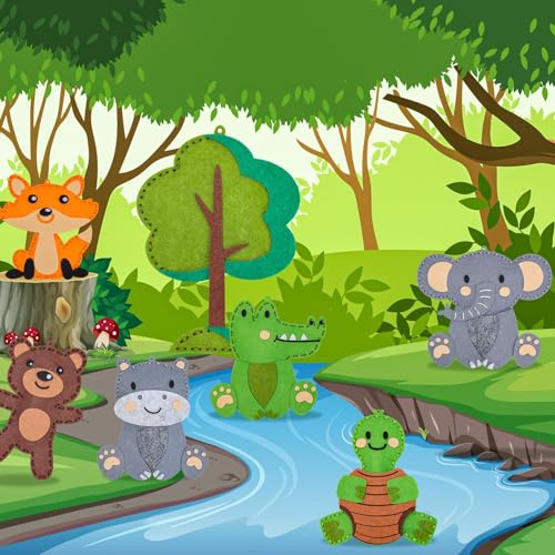 Garma Sewing Kits for Kids Animal Felt Craft Kit for Kids Ages 5-8 8-12 - style: Animal
