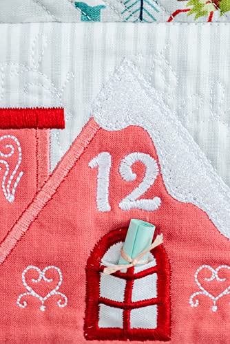 Kimberbell Embellishment Cup of Cheer Kit (46 Pcs): Includes Ribbon, Seasonal Buttons, Sound Box, Felt, Bells, Lace Zippers, Variety of Colors, Pair with Machine Embroidery Design