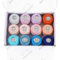 Rhapsody Pearl Cotton Thread Size 8 Crochet Thread Perle 12 Balls Set Egyptian Cotton Mercerized Hand Knitting, Embroidery, Cross-Stitch, Sewing, Needlepoint, DIY, Quilting (Set Azure Delight) - color: SET Azure Delight