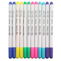 bouti1583 Disappearing Ink Fabric Marker Pen for Sewing Art Washable Art and Lettering 12PCS 6 Color Vanishing Air Erasable Pen