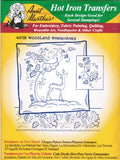 Woodland Scene Aunt Martha's Hot Iron Embroidery