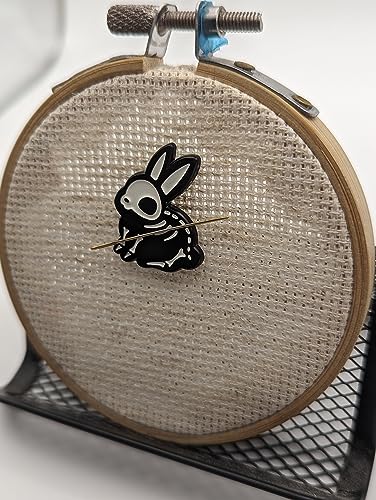 Glow in The Dark Skeleton Rabbit Needle Minder