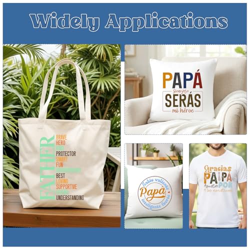 Bomi Father's Day Iron on Transfers Heat Transfer Vinyl 27pcs - color: Autumn-10