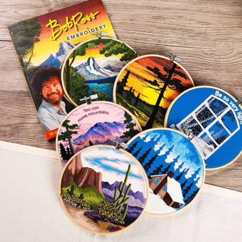 Bob Ross Embroidery (Embroidery Craft)