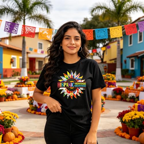 Dazoratix DTF Transfers Ready to Press - 24 Sheets Hispanic Heritage Month Iron on Patches for T Shirts Latino Culture Pride Heat Stickers Vinyl Decal for Clothes Pillow Bag Hat DIY Crafts Decorations - style: Hispanic Heritage Month