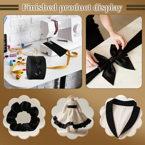 ZMAAGG Black Jelly Roll Fabric, 40 PCS Jelly Roll, Quilting Fabric - color: Black
