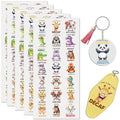 UV DTF Stickers 105 Pcs Funny Animal UV DTF Cup Wrap for Glass - style: Watercolor Funny Animal