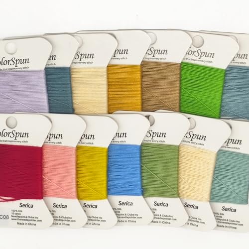 3-Strand Silk Needlepoint Thread, 10 Yard Smooth & Lustrous Silk Thread for Needlepoint, Hand Embroidery, Sewing & DIY Needlework to Family and Friends(Aqua Blue) - color: Aqua Blue