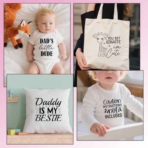 30 Pcs Baby Shower Dtf Transfers Ready to Press for Bibs Bodysuit - color: Baby Shower